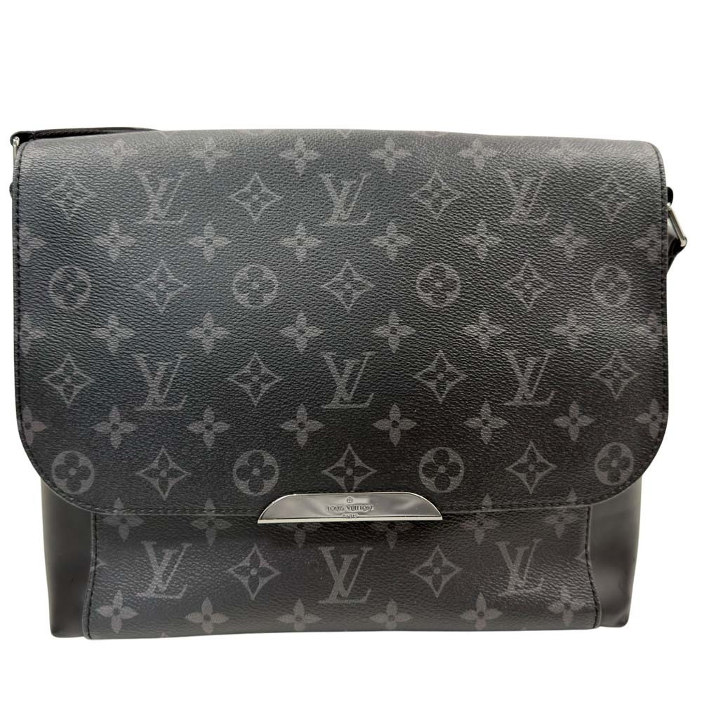 Louis Vuitton Shoulder Flap Black Bag Explorer